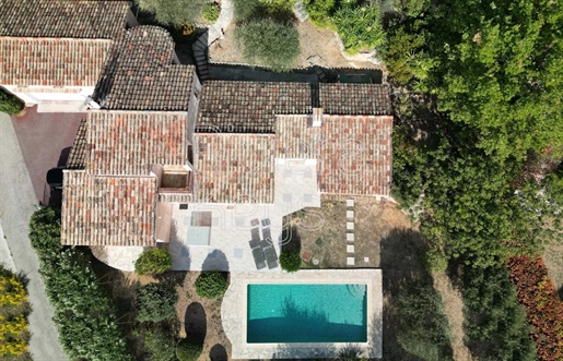 Villa au calme, 4 chambres, piscine, garage, vue panoramique, Le Tignet