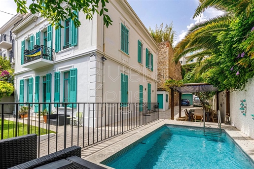 Mooi bourgeois huis, zwembad, garage, Petit Juas district in Cannes