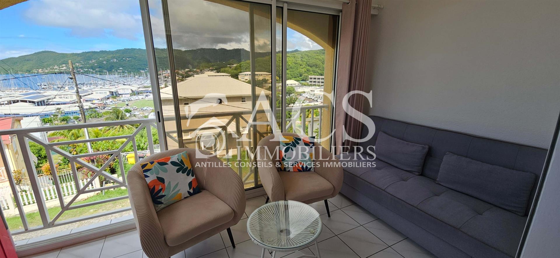 Appartement à vendre, 50m², Le Marin