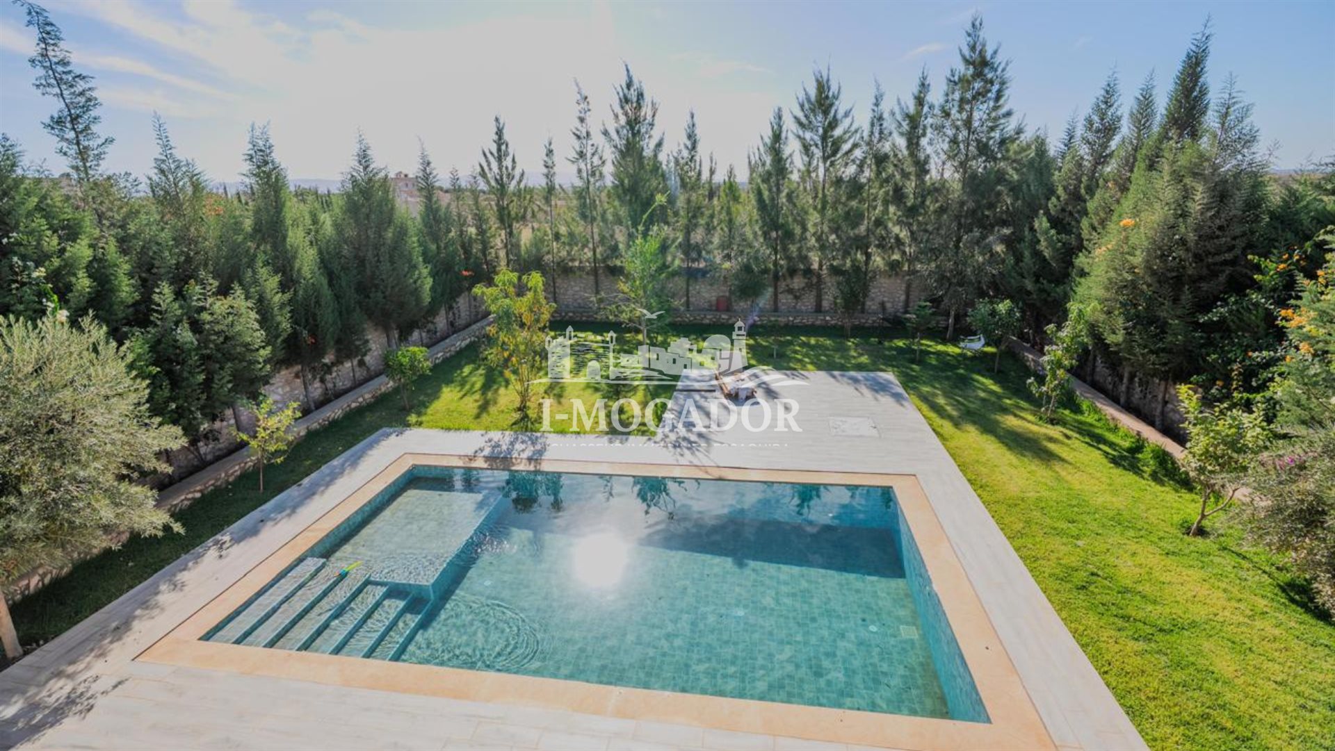 فيلا ياسمينة - مستوى واحد - 2 غرف نوم مع حمام سباحة وحديقة مصممة في 20 دقيقة من الصويرة