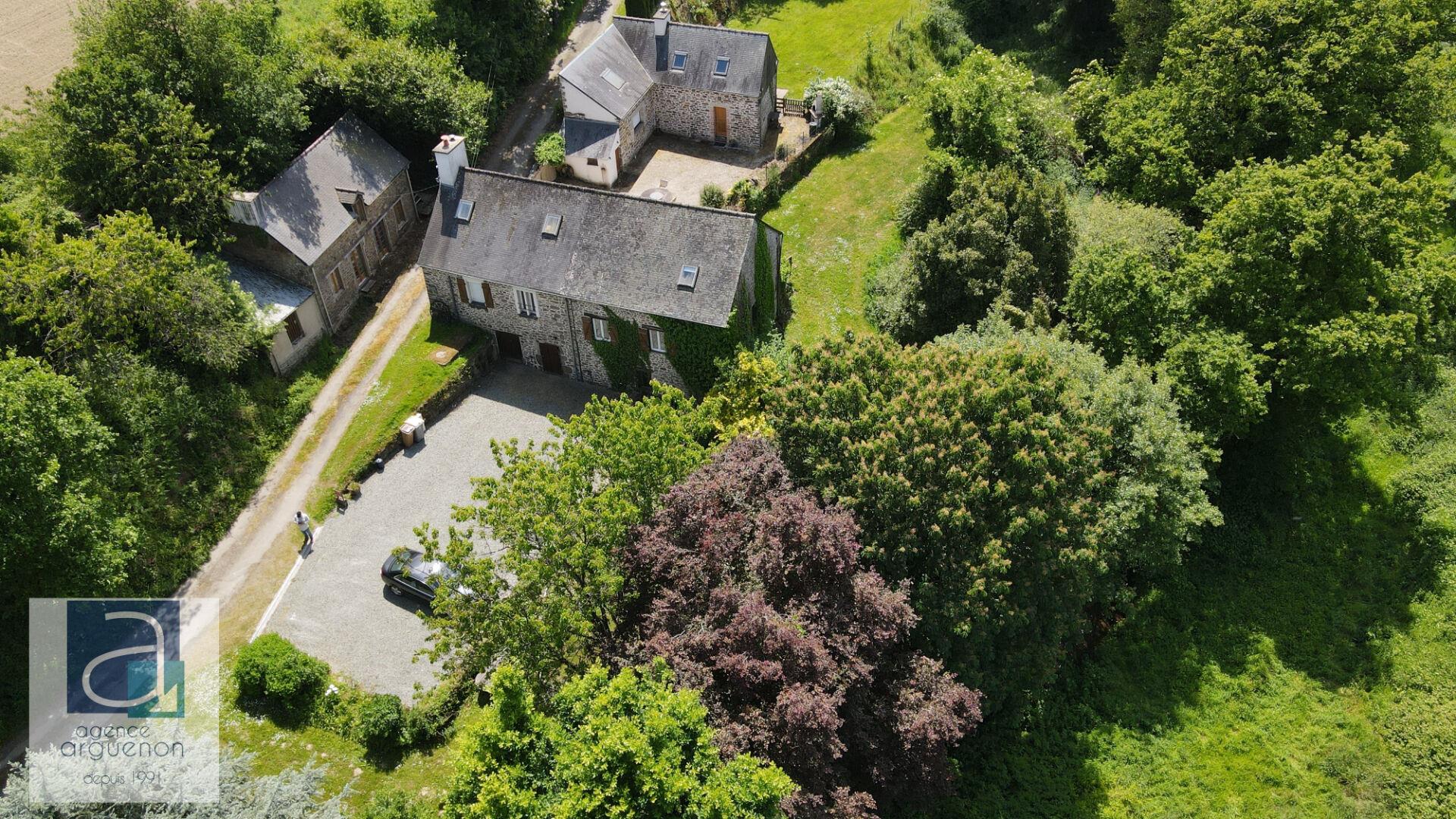 Sole Ageny: Plenee-Jugon - Beautiful Refurbished 18th Century Water Mill Property Principal House wi