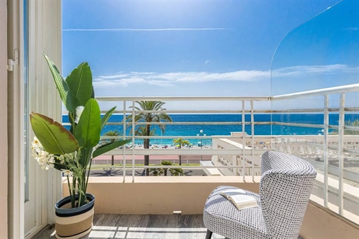 Prachtig appartement - Promenade des Anglais - terras - uitzicht op zee