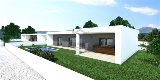 Villa individuelle moderne de 3 chambres avec piscine, près de São Martinho do Porto
