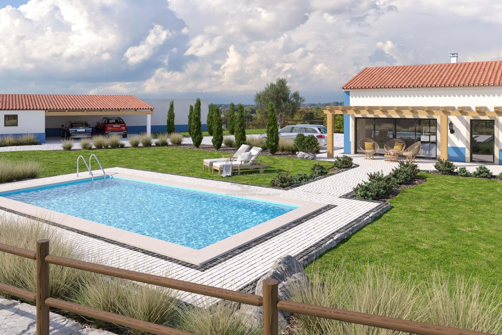Landelijke villa met 4 slaapkamers en privézwembad in Santarem