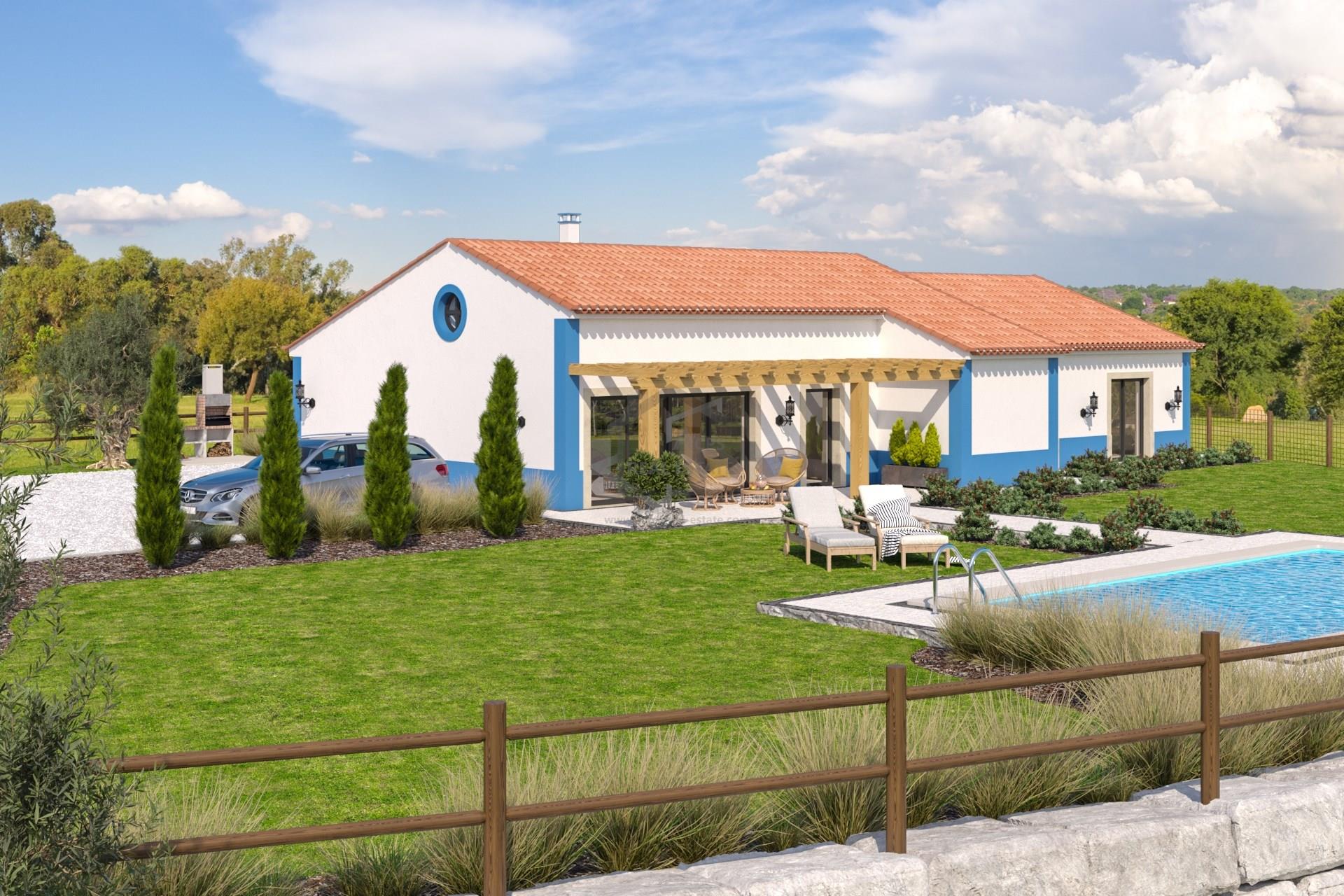 Landelijke villa met 4 slaapkamers en privézwembad in Santarem