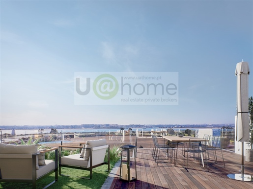 Apartment T5 in Barreiro to debut with terrace and river view