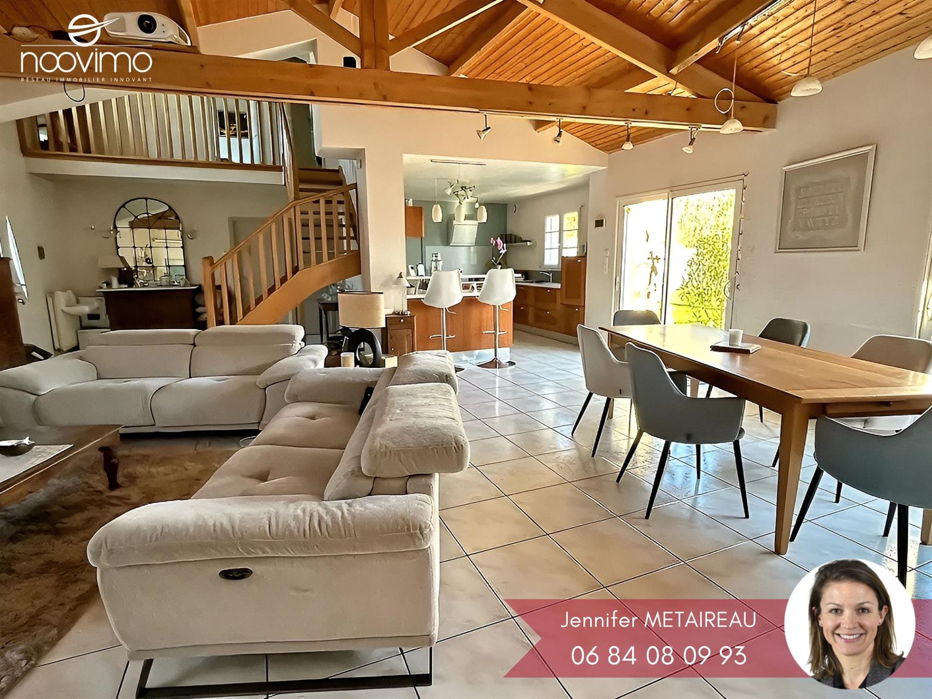 Family home with single-story living, indoor pool and separate studio