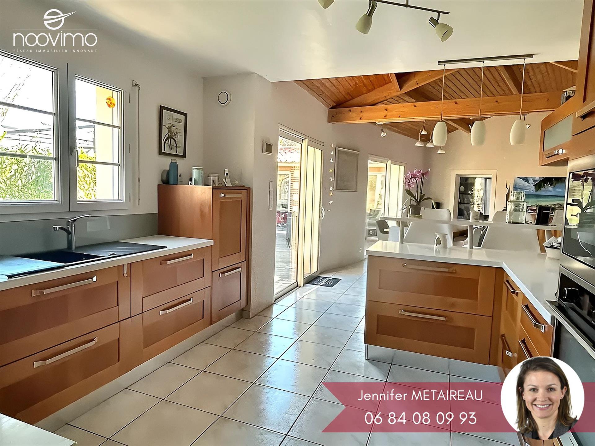 Family home with single-story living, indoor pool and separate studio