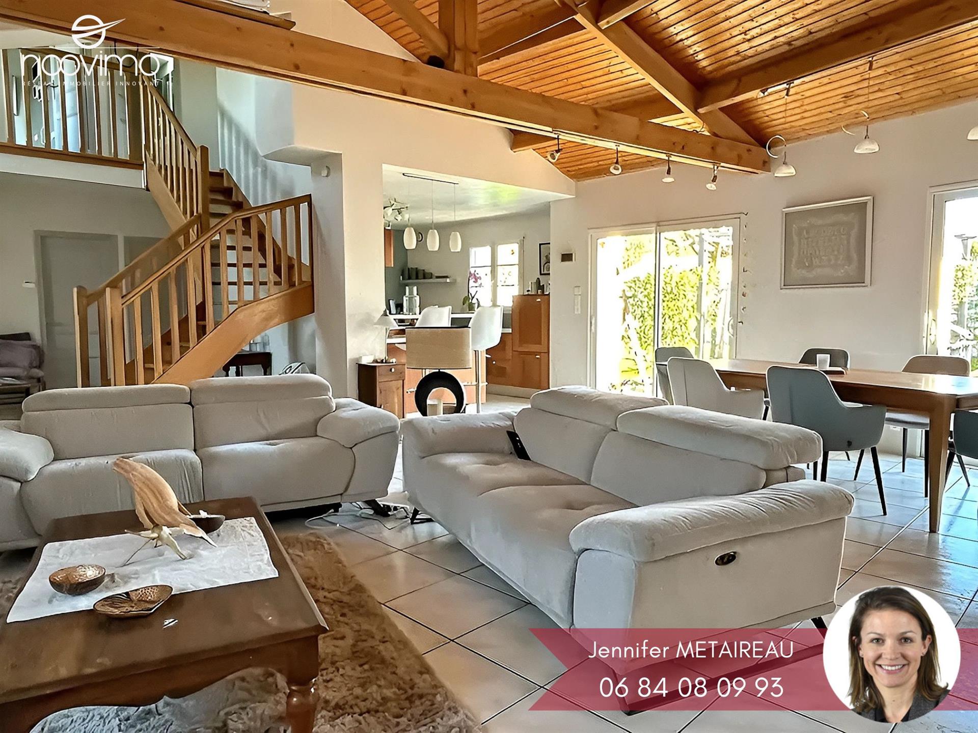 Family home with single-story living, indoor pool and separate studio