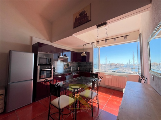 Agde - Le Cap D'agde - 2 Kamer Appartement met Duplex Mezzanine en Uitzicht op de Haven