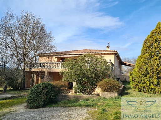 Gard Potelières, House 207m2, garage and terrace on 16,000m2 of land.