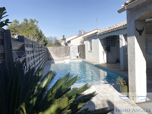 House 147 m2 with independent Studio and Swimming Pool in Mauguio