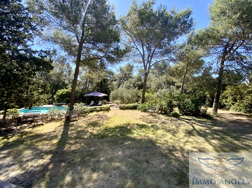 Nîmes, privileged area house 10 rooms 288m, swimming pool and its park.