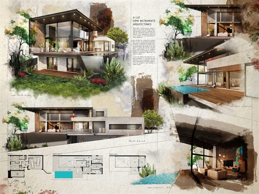 Villa mit Meerblick und modernem Design