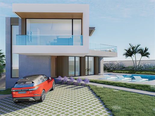 Villa to be built by Óbidos Lagoon with lagoon and sea view
