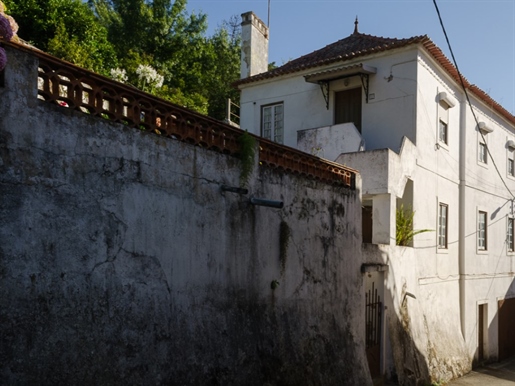 Terrain avec villa en ruine dans le centre historique d'Alcobaça