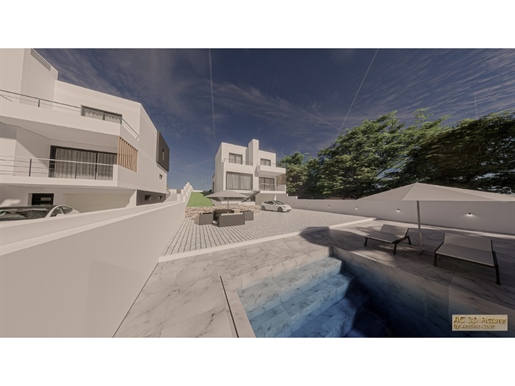 Villen mit Pool, Garage und Blick auf die Landschaft in Caldas da Rainha