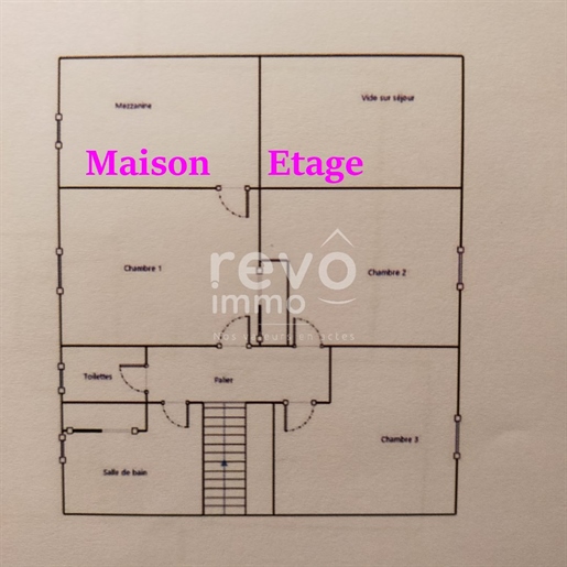 Maison de 4 Chambres + Mezzanine et Garage
