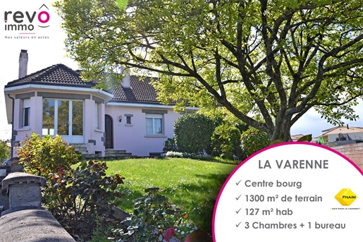 La Varenne Bourg / Maison 127m² + grand sous sol + jardin