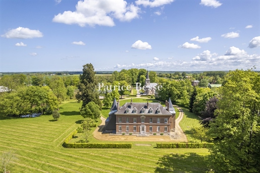 An elegant chateau from the 18th and 19th centuries with six hectares of grounds, nestled beside Eaw