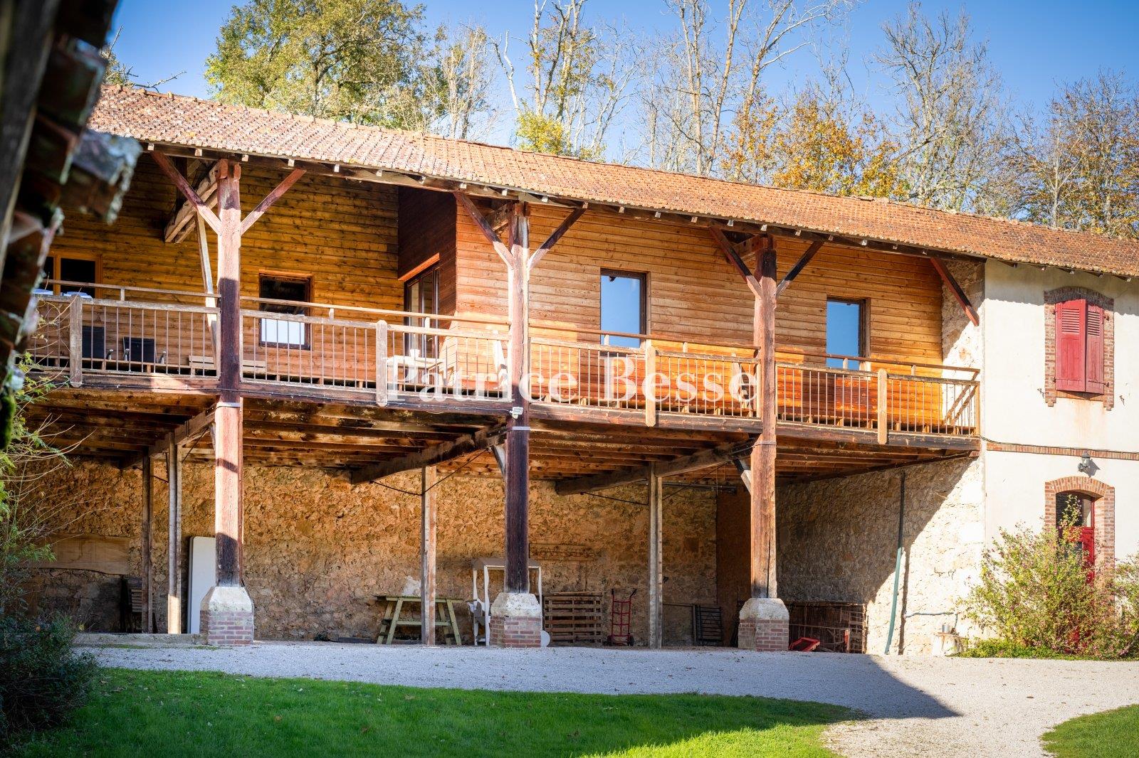 An events venue estate, with three buildings on 12 hectares of land, nestled within the Comminges re
