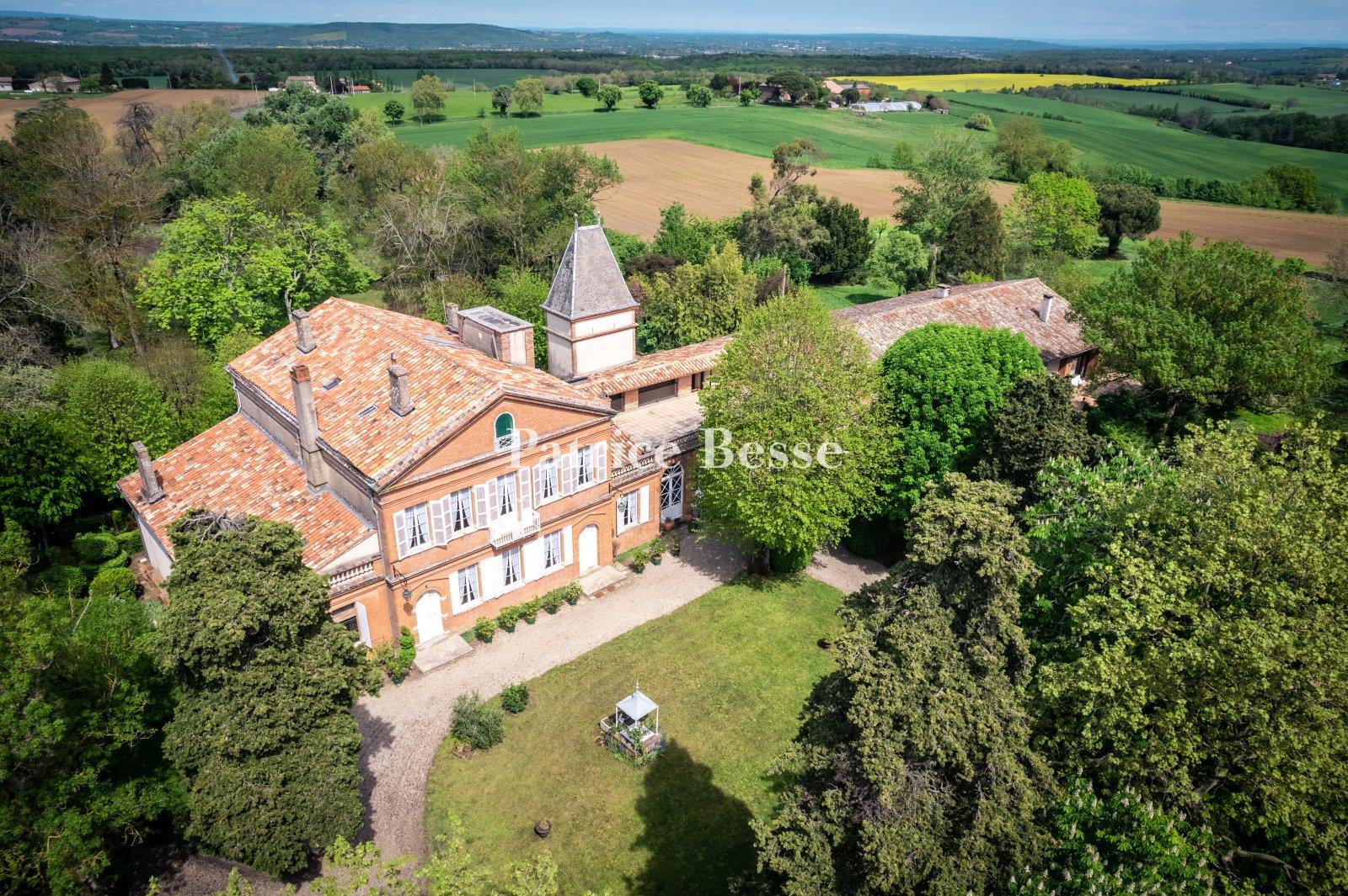 A grand 19th-century house with grounds that cover 1 5 hectares in a charming village 20 kilometres