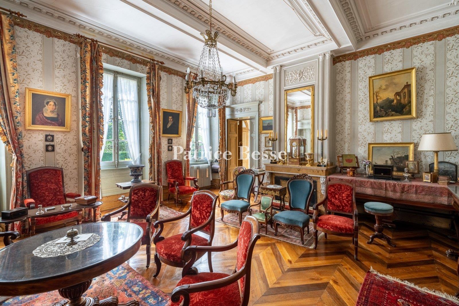 A grand 19th-century house with grounds that cover 1 5 hectares in a charming village 20 kilometres