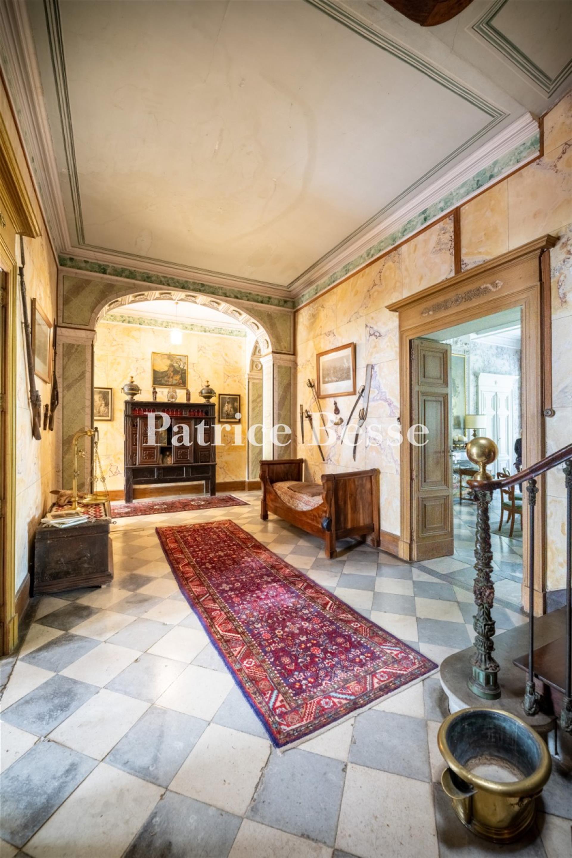A grand 19th-century house with grounds that cover 1 5 hectares in a charming village 20 kilometres