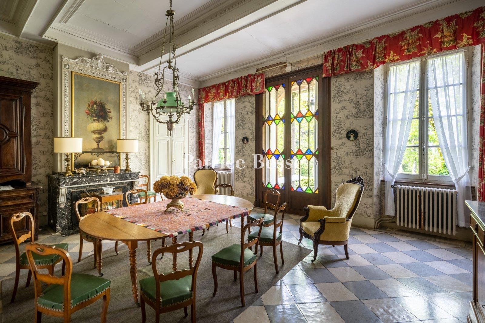 A grand 19th-century house with grounds that cover 1 5 hectares in a charming village 20 kilometres