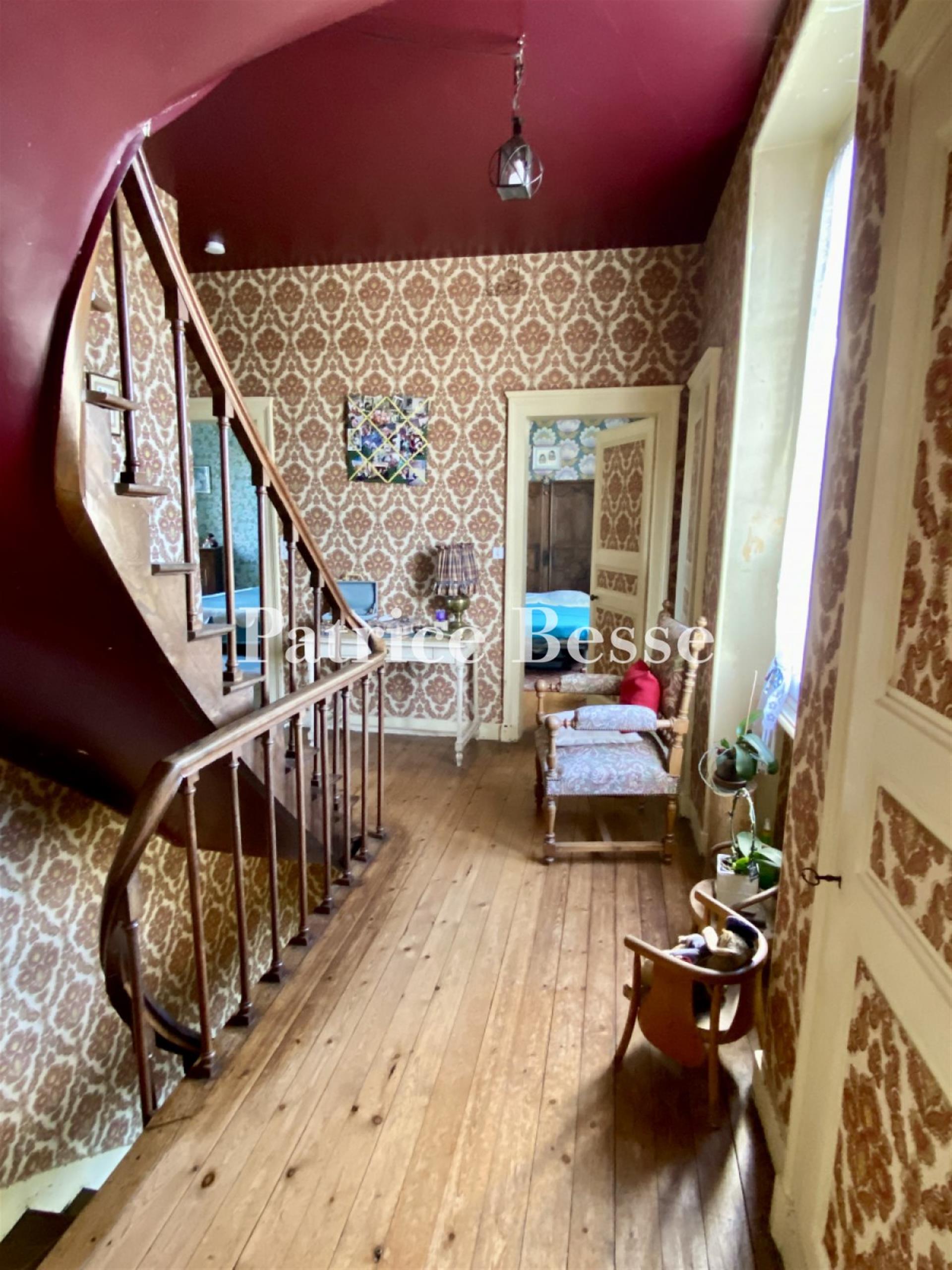 A grand nineteenth-century house with a garden and annexe in a historical town in the south of Franc