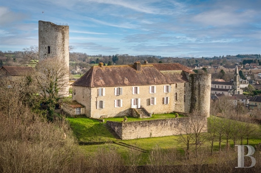 À 35 min au sud-ouest de Limoges, surplombant le bourg et la vallée de la Tardoire, un château médié