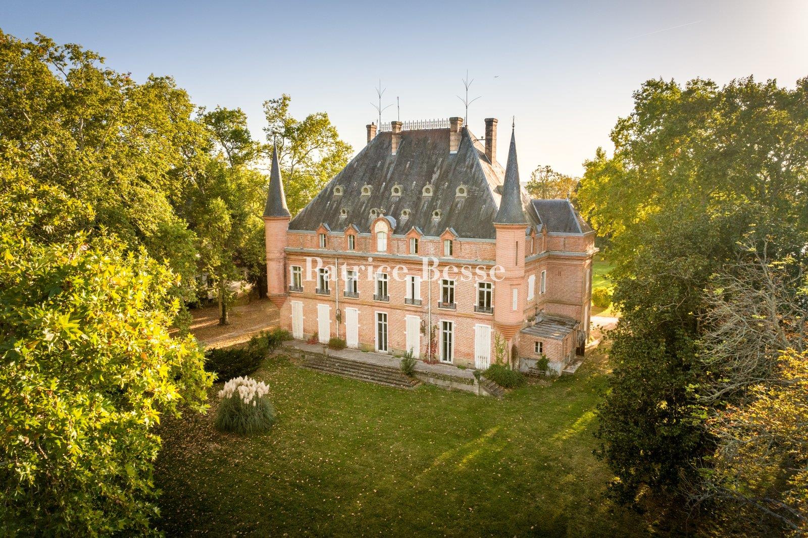 40 Minuten vom Stadtzentrum von Toulouse entfernt, ein elegantes Schloss aus dem 19. Jahrhundert, s