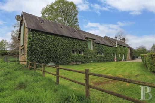 A renovated 19th century farmhouse, wooded garden and meadow in the ancient Houlme region, near Domf