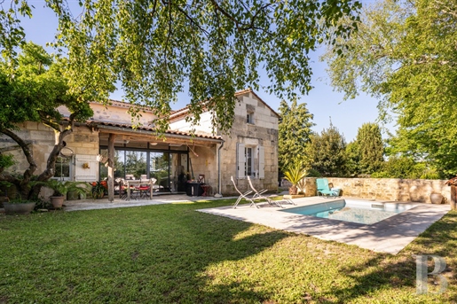 A 19th century house and pool, set in 875 m² of land in the historic centre of a village in the Grea