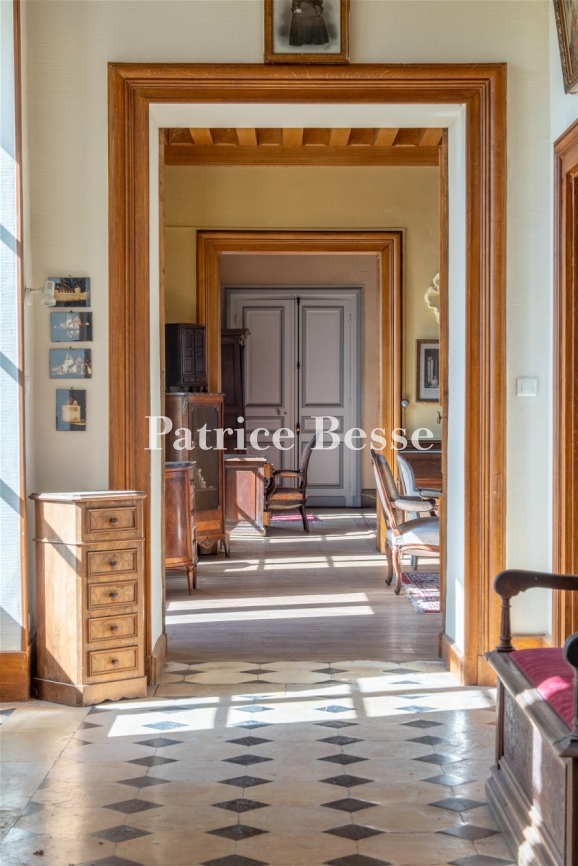 A chateau from the 16th and 18th centuries and a collection of listed buildings with 78 hectares of