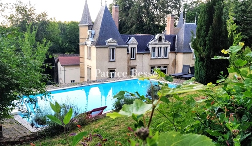 A 19th century chateau with 14 5 hectares of grounds surrounded by verdant countryside in north-west