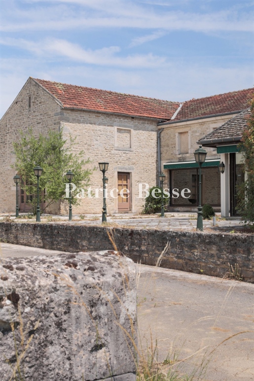 A former 19th century coaching inn in Meursault, Burgundy, in need of renovation.