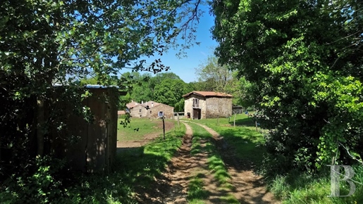 Tussen Carcassonne en Toulouse, in een dorpje in de Montagne Noire, een oude boerderij uit de 18e e