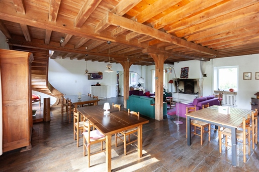 בכפר במחוז יון (Yonne) של בורגונדי, טחנה אותנטית מהמאה ה-19 שהוסבה לחדר אורחים