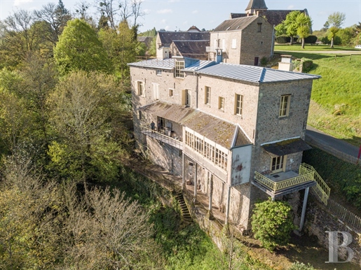 Im Norden der Creuse ein ungewöhnliches Haus aus dem Ende des 19. Jahrhunderts, das als Aussichtspu