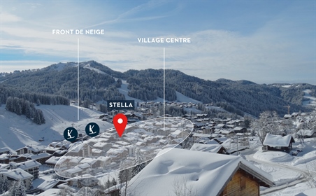 Stella is a new build collection of properties for sale in the charming village of Les Gets. Perfect