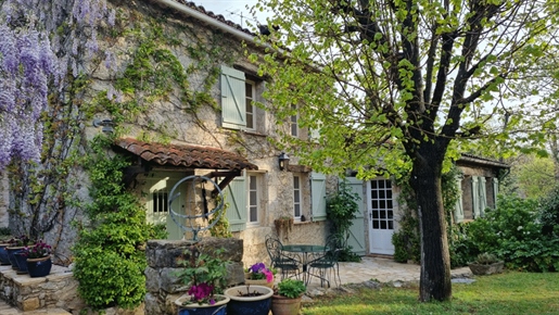 Situated on a beautiful plot of about 6400 m2, planted with 400 vines and numerous olive trees, a pa