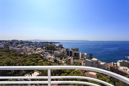 Ce penthouse est unique sur le marché immobilier à Majorque. Il s’étend sur tout le 10ème étage