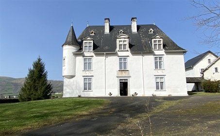 Magnificent Historic Chateau with 2 Gites, Barn &amp 8 Hectares : Foothills of Pyrenees Mountains