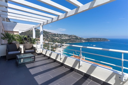 Exquisite penthouse of grand stature nestled in Roquebrune-Cap-Martin, just steps away from Golfe Bl