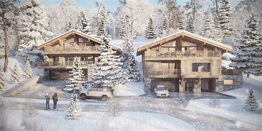 In the sought-after resort of Les Gets, connected to the vast Portes du Soleil ski area, the brand-n