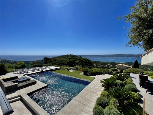 Magnificent 5 bedroom property with panoramic views over the Gulf of Saint Tropez, for sale in Grima