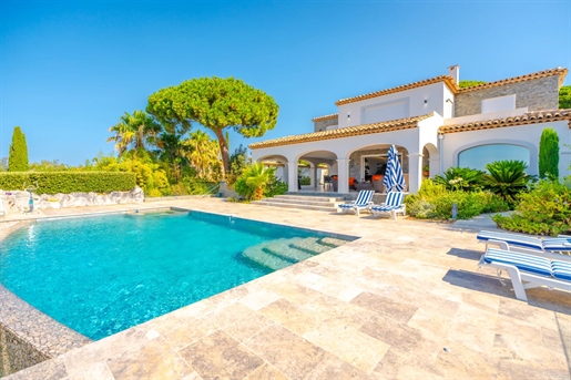 Breathtaking sea views from this magnificent new property in one of Sainte Maxime& 039 s most privil
