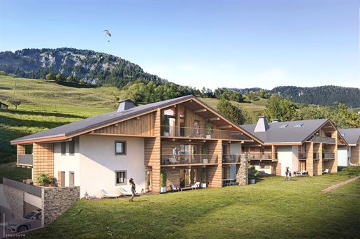 The new Hameau Alto development consists of 24 apartments from 1-bedroom to 4-bedroom and 3 individu