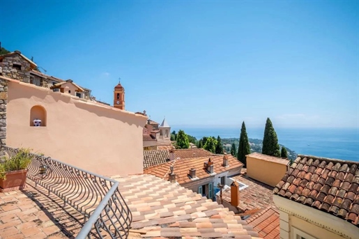 À quelques minutes de la Principauté de Monaco, cette charmante villa de luxe avec terrasses vous o